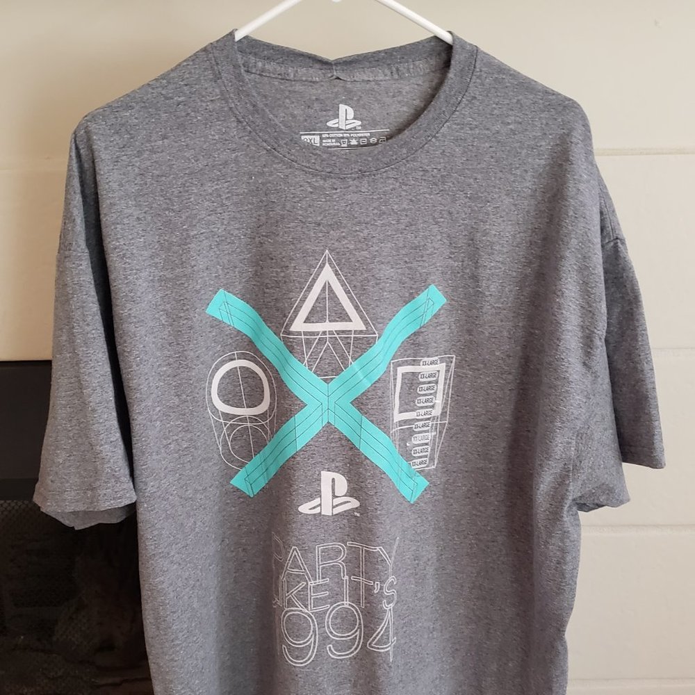 Brand New Sony PlayStation T-shirt 2XL Party Like It’s 1994 Men's Graphic Gray